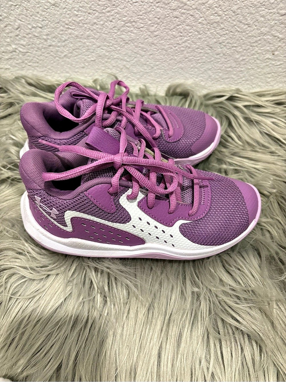 Under Armour Jet 2020 Girls Sneakers Purple & White US 1Y